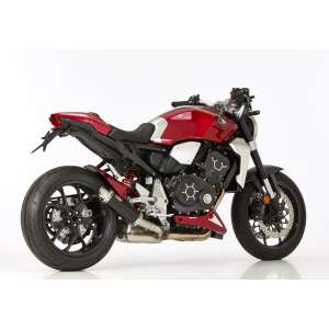 Scarico HONDA CB1000R 2018.  SHARK Factory Slip on terminale di scarico Alluminio anodizzato colore nero