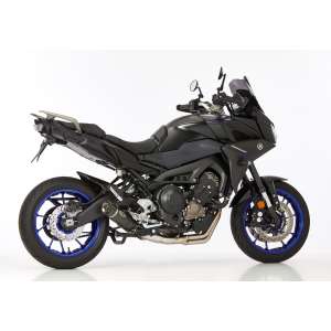 Scarico YAMAHA Tracer 900 2017.  SHARK Street GP sistema completo terminale di scarico carbonio colore carbonio