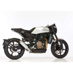 Scarico HUSQVARNA Vitpilen 701 anno  2018 terminale di scarico HURRIC TEC One Slip on in aspetto alluminio titanio colore argento