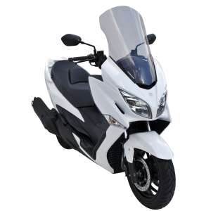 Parabrezza cupolino alto protezione maggiorata (69 cm ) Ermax per BURGMAN 400 2017 - 2018 - 2019 - 2020  grigio 