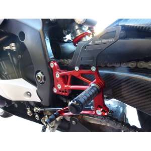 Pedana arretrata regolabile 4RACING per YAMAHA  YZF-R6  2006 - 2015 