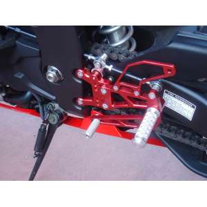 Pedana arretrata regolabile 4RACING per YAMAHA  YZF-R1  2007 - 2008 