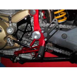 Pedana arretrata regolabile 4RACING per DUCATI  HYPERMOTARD 1100   