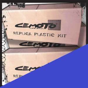 Kit plastiche   BLU cross enduro cemoto per  KTM  EXC 2004 EXCF 2004     