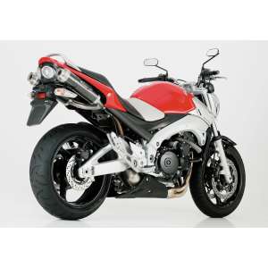 Scarico SUZUKI GSR 600 2006 - 2007 - 2008 - 2009 - 2010 - 2011  .  SHARK Track 1000 Slip on terminale di scarico carbonio colore carbonio