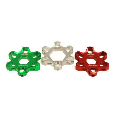 Ghiere Regolazione Precarico Accossato Rosse Per Forcelle Yamaha R1 1998-2014 - Esagono 14mm, Coppia - Foto 7